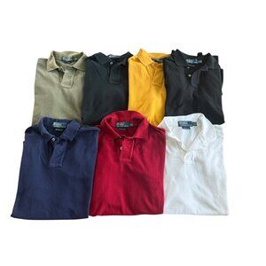 Polo Ralph Lauren Bundle of 7 Logo Less Short Sleeve Polos Medium